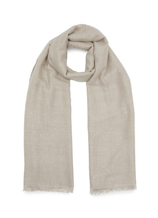 Main View - Click To Enlarge - BRUNELLO CUCINELLI - Sequin Embellished Cashmere Silk Scarf
