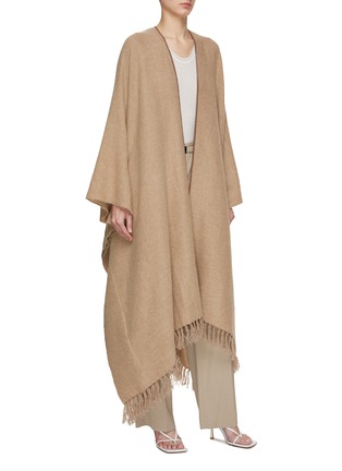 Front View - Click To Enlarge - BRUNELLO CUCINELLI - Monili Embellished Poncho