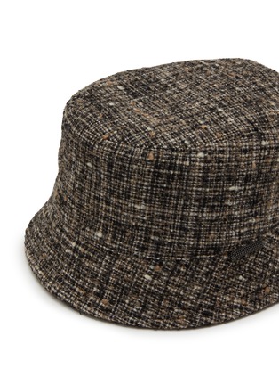 Detail View - Click To Enlarge - BRUNELLO CUCINELLI - Knitted Bucket Hat