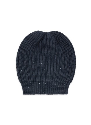 Main View - Click To Enlarge - BRUNELLO CUCINELLI - Sequin Embellished Cashmere Silk Beanie