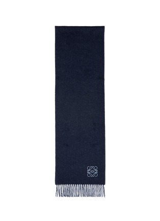Detail View - Click To Enlarge - LOEWE - Bicolour Wool Cashmere Blend Scarf