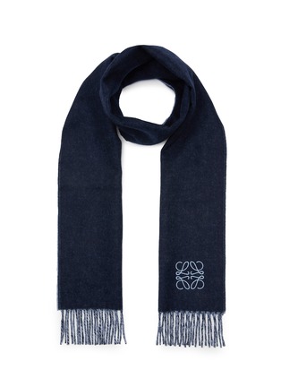 Main View - Click To Enlarge - LOEWE - Bicolour Wool Cashmere Blend Scarf