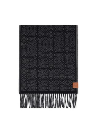Detail View - Click To Enlarge - LOEWE - Anagram Cashmere Scarf