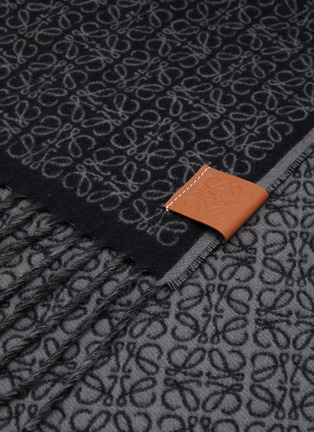 Detail View - Click To Enlarge - LOEWE - Anagram Cashmere Scarf