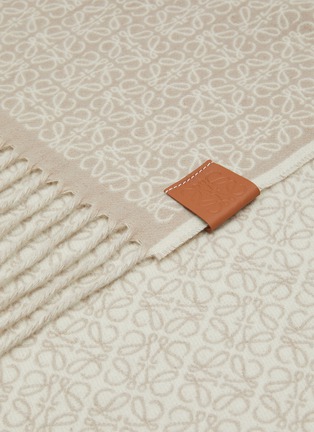 Detail View - Click To Enlarge - LOEWE - Anagram Cashmere Scarf