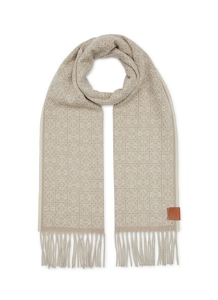 Main View - Click To Enlarge - LOEWE - Anagram Cashmere Scarf