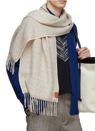 Figure View - Click To Enlarge - LOEWE - Anagram Cashmere Scarf