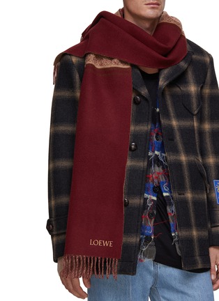 Figure View - Click To Enlarge - LOEWE - Anagram Wool Cashmere Scarf