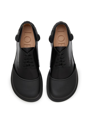 Detail View - Click To Enlarge - LOEWE - Terra Leather Derby Shoes