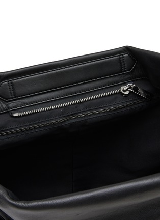 Detail View - Click To Enlarge - DISCORD YOHJI YAMAMOTO - Large Tulips Leather Bag
