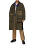 Figure View - Click To Enlarge - SACAI - Taffeta Reversible Coat