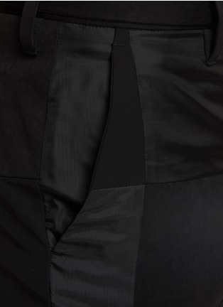  - SACAI - Checkered Patchwork Belted Pants