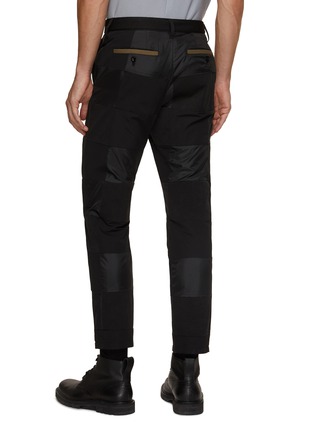 Back View - Click To Enlarge - SACAI - Checkered Patchwork Belted Pants