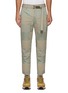 Main View - Click To Enlarge - SACAI - Checkered Patchwork Belted Pants