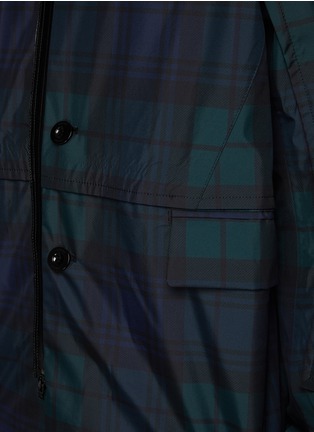  - SACAI - Taffeta Checkered Print Jacket