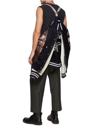 Detail View - Click To Enlarge - SACAI - Reversible Varsity Jacket