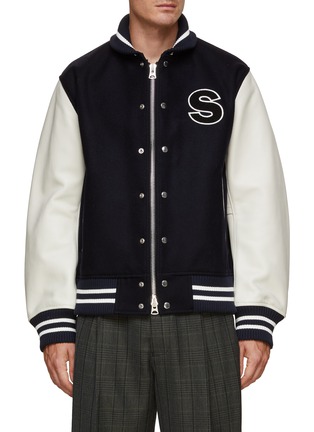 Main View - Click To Enlarge - SACAI - Reversible Varsity Jacket