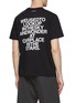 Back View - Click To Enlarge - SACAI - Text Print Back T-Shirt