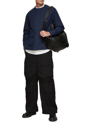 Figure View - Click To Enlarge - SACAI - Reversible sweatshirt