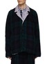 Main View - Click To Enlarge - SACAI - Reversible Accordion Pockets Flannel Jacket