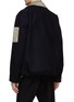 Back View - Click To Enlarge - SACAI - Buckle Strap Wool Shirt Jacket