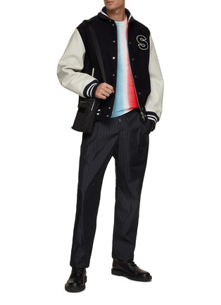 Figure View - Click To Enlarge - SACAI - Checkered Print Drawstring Pants