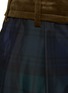  - SACAI - Checkered Print Drawstring Pants