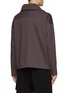 Back View - Click To Enlarge - THE VIRIDI-ANNE - Asymmetrical Stand Collar Sweatshirt