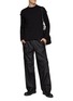 Figure View - Click To Enlarge - THE VIRIDI-ANNE - Shoulder Strap Double Sleeve T-Shirt