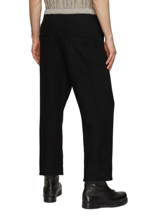 Back View - Click To Enlarge - THE VIRIDI-ANNE - Wide Fit Cropped Pants