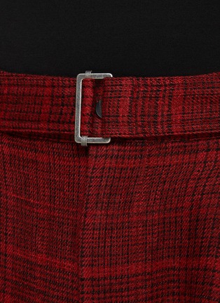  - THE VIRIDI-ANNE - Checkered Straight Leg Pants