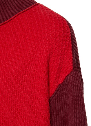  - THE VIRIDI-ANNE - Fragment Patchwork Knit Sweater