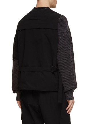 Back View - Click To Enlarge - THE VIRIDI-ANNE - Belted Back Zippered Vest