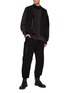 Figure View - Click To Enlarge - THE VIRIDI-ANNE - Belted Back Zippered Vest