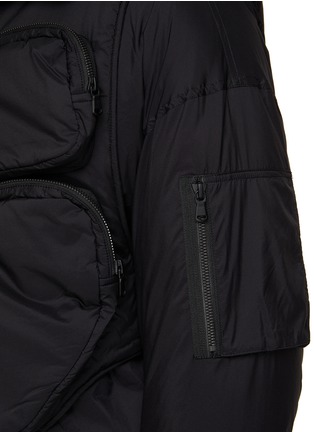  - THE VIRIDI-ANNE - Hooded Puffer Jacket With Removable 3D Pocket Vest