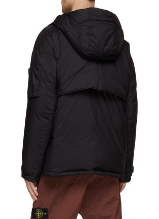 Back View - Click To Enlarge - THE VIRIDI-ANNE - Hooded Puffer Jacket With Removable 3D Pocket Vest