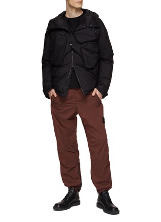 Figure View - Click To Enlarge - THE VIRIDI-ANNE - Hooded Puffer Jacket With Removable 3D Pocket Vest