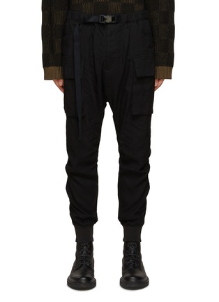 Main View - Click To Enlarge - THE VIRIDI-ANNE - Belted Cargo Pants