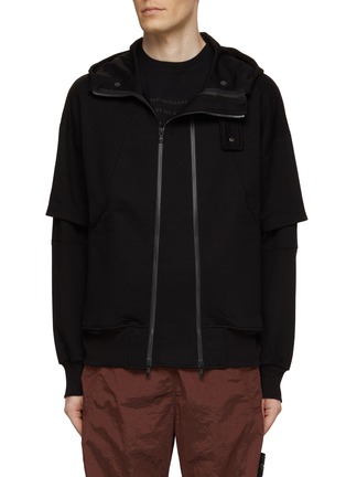 Main View - Click To Enlarge - THE VIRIDI-ANNE - Double Zipper Hoodie