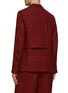 Back View - Click To Enlarge - THE VIRIDI-ANNE - Single Breasted Notch Lapel Checkered Blazer