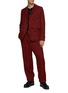 Figure View - Click To Enlarge - THE VIRIDI-ANNE - Single Breasted Notch Lapel Checkered Blazer