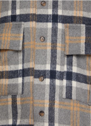  - THE FRANKIE SHOP - Oversized Flannel Shirt
