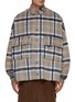 Main View - Click To Enlarge - THE FRANKIE SHOP - Oversized Flannel Shirt