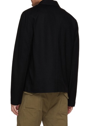 Back View - Click To Enlarge - RAG & BONE - Zip Up Melrose Wool Jacket
