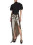 Figure View - Click To Enlarge - RICK OWENS  - EDFU Sequin Embellished Skirt