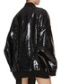 Back View - Click To Enlarge - RICK OWENS  - Jumbo Peter Sequin Bomber Jacket