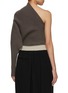 Back View - Click To Enlarge - RICK OWENS  - Asymmetric Chunky Knit Top