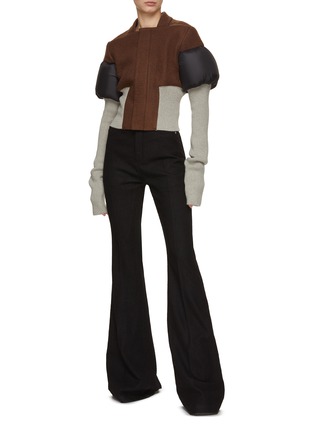Figure View - Click To Enlarge - RICK OWENS  - Bolan Bootcut Wool Pants