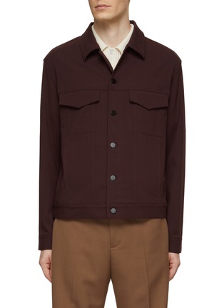 Main View - Click To Enlarge - THEORY - Truck Shirt Jacket