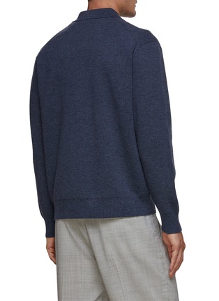 Back View - Click To Enlarge - THEORY - Ameron Wool Blend Knit Cardigan